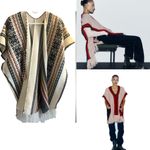 Vintage Tribel blanket poncho sweater🦙 nwot Black Size undefined Photo 1