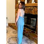 A.P.C. Blue Denim 100% Cotton Stonewash Tie Back Loose Fit Jumpsuit Size 38 Photo 14