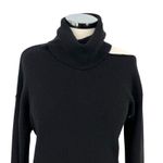 Paige Raundi Wool Blend Black Turtleneck Midi Sweater Dress Size XS NWOT Photo 2