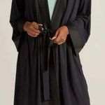 Faceplant Dreams Kimono Bamboo Robe in Black ~ Size S/M 💛🍄 Photo 0