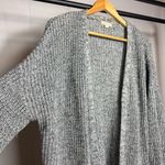 it's our time Gray Chunky Knit Cardigan Sweater Photo 2