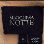 Marchesa Notte Tiered Embroidered Tulle Midi Dress Size 8 Photo 11