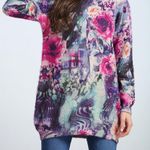 Simply Couture Floral Abstract Tunic S Photo 2