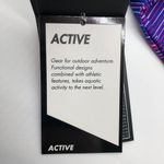 Tyr. Cyprus Ambu Active Swim Tank Tankini Top Contour Cup Striped Purple S Photo 8