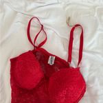 Rampage  Red Sexy Lace Hearts Valentines Day Lingerie Babydoll Photo 4