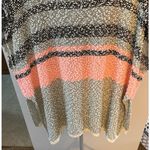 Eyeshadow  Women's Gray,Black,Pink Poncho Size 1X Photo 5