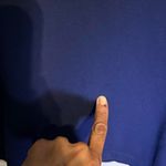 Susan Graver  Women’s Navy V-Neck Short Sleeve Top Size Large Photo 3