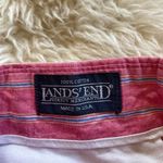 Lands' End Vintage Woven Cotton Lightweight striped Bermuda Shorts Photo 3