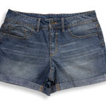 Fire & Gold Denim Shorts Womens 12 Blue Rolled Cuff Casual‎ Stretch Jean Summer Photo 0