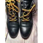 Ralph Lauren Lauren  Mikelle Black Leather Lace Up Ankle Hiking Boots Women Sz 6B Photo 6