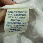 Anthropologie Linen Skirt Odille Pop Art Print Blue Size XS Photo 5