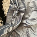 Topshop NWT  Blue Tie-Strap Satin Camisole US 6 Photo 3