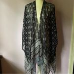 Lane Bryant Kimono Sheer Open Front Swiss Dot Boho Shawl Wrap Cardigan Photo 1