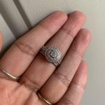 10k White Gold Diamond Ring Set Photo 0