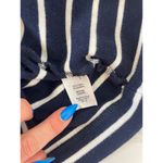 J.Crew Navy Blue & White Stripe 3/4 Sleeve Nautical Maritime Dress Size XXS Photo 4
