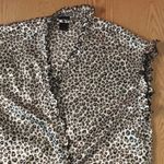 secret treasures Womens  Animal Print Silky Satiny Feel Robe Size Large 12-14 Photo 3