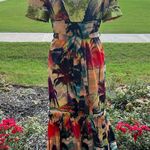 Le Superbe Beachwood Canyon Palm Dress Red Photo 3