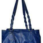 st. john's bay Blue faux Leather Handbag Photo 4
