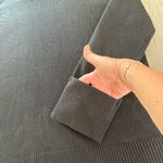 Talbots Drop Shoulder Turtleneck Sweater. Black. Size Medium. Photo 9