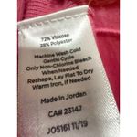 Talbots Puff Sleeve Short Sleeve Pink Sweater Size Large Scoop neck Preppy Photo 5