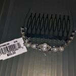 NWT! Silver rhinestone and Pearl tiny tiar… Silver Photo 1
