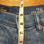 J. Crew Jean shorts indigo denim raw hem cuff medium wash 28 Blue Photo 6
