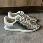 DKNY  SEACLIFF LACE UP METALLIC SNEAKERS Size 8 NEW Photo 2