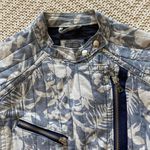 Gap Floral Print Quilted Moto Jacket Photo 3