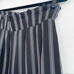 ZARA  Striped Elastic Ruffle Waist Pant Size Medium Photo 4
