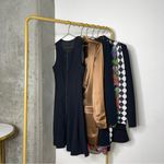 Theory  Bonbi Wool Ameera Fabric Zipper Front Fit Flare Sleeveless Dress Photo 6