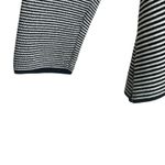 Talbots Women Cardigan Jacket Open Front Stretch S Blue White Stripe Preppy Photo 8