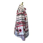 Alfred Dunner  Women's Red and Black Patterned Teddy Jacket L Large Photo 3