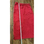 st. john's bay 100% Cotton Red Skirt Womens Large Tall Maxi Modest Vintage 90s Photo 2