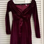 Lucy in the Sky Off Shoulder Velvet Dress Photo 0