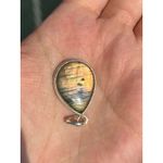 Sunset Labradorite Sterling Silver Pendant‎ Photo 2