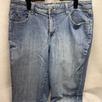 Chico's  Platinum Radiant Jeans Women's Size 1 Flare Leg Blue Denim 15/32" Photo 0