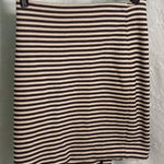 Talbots ‎ pencil black and white horizontal stripe pencil skirt size 4P Photo 0