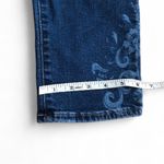 Chico's Perfect Stretch Girlfriend Slim Leg Ankle Jeans Size US 4 Floral Print Photo 8