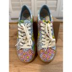 Tory Burch Howell Court Floral Printed Sneaker Smooth Leather Sz. 6.5 NWOB Retro Photo 6