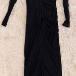 House Of CB NWOT   Katarina Black Corset Lace Mesh Long Sleeve Gown Sz XL Photo 0