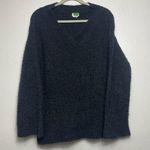 Anthropologie Women’s M V-Neck Fleece Sweater Long Sleeve Winter/Fall Wool Blend Photo 0