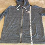 Nike  Gray Long Sleeve Fitted Hoodie‎ Photo 5