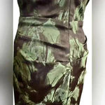 Teri Jon Rickie Freeman Green & Black Stretch Ruched Cocktail Dress NWT 6 Photo 5