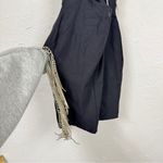 White Fox Boutique  Black Rhinestone Draped Mini Dress Womens M Party Cocktail Photo 5