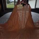 Torrid  Peach Sheer Kimono Cardigan Photo 3