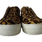 JSlides J/SLIDES Heidi Leopard Print Calf Hair Slip On Sneakers 6.5 Photo 2