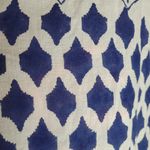 Roberta Roller Rabbit  FOR PIPERLIME COTTON METALLIC NECK NAVY GEO PRINT TUNIC S Photo 6