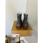 Lucky Brand Kazey Square Toe Suede Bootie, Block Heel, Dark Gray, Size 12, NWT Photo 10