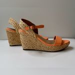 DV by Dolce Vit DV by Dolce Vita Espadrille Orange Wedge Sandals Size 8 Photo 3