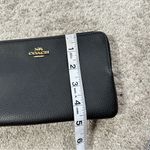 Coach Women’s Double Zip Wallet Wristlets in Black Pebble Leather Photo 13